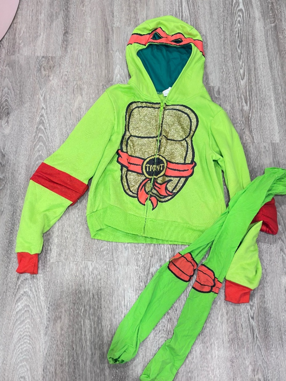Women’s Teenage Mutant Ninja Turtle Sweater and Stockings for Costume